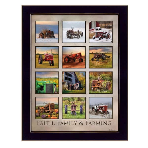 HomeRoots Charlie Faith Family Farming 1-Piece Framed Wall Art 18 in. x 14 in.