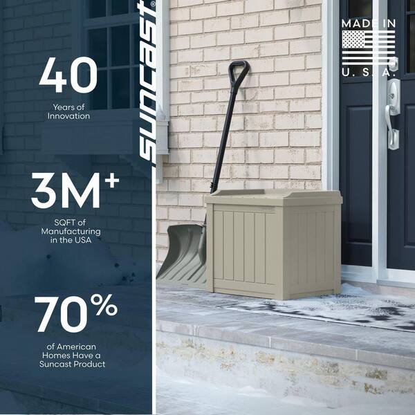 【1回のみ使用　ポッチャリ用　150B】WALTS byBEAMSDESIGN Suncast 22 Gal. Light Taupe Weather Resistant Plastic Resin Deck