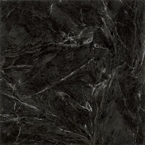 Take Home Sample - Black Marble Peel and Stick Vinyl Tile Flooring