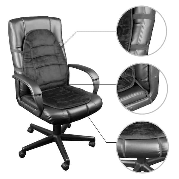 Memory Foam Seat Cushion Office Chair Cushion for Home Office Universal  Dimensions Fits to - Black Mesh