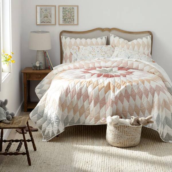 The Company Store Vintage Bliss Multi Twin Cotton Quilt 51150Q-T-MULTI -  The Home Depot