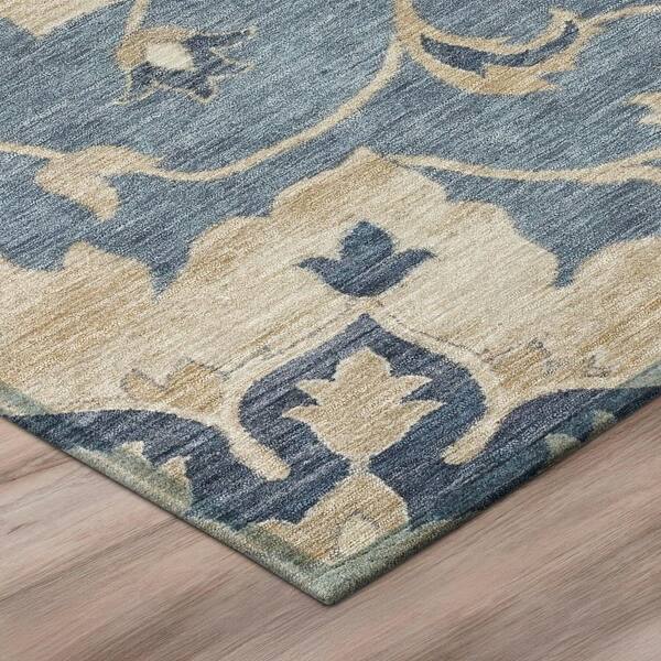 Chantille Machine Washable Indoor/Outdoor Abstract ACN2954 Blue 2 ft. x 3 ft. Accent Rug