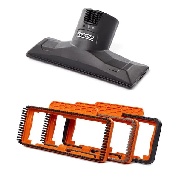 2-1/2 in. MAX2509A NXT Max Locking Utility Nozzle Shop Vacuum Attachment with Shoe Kit for RIDGID NXT Wet Dry Vacs
