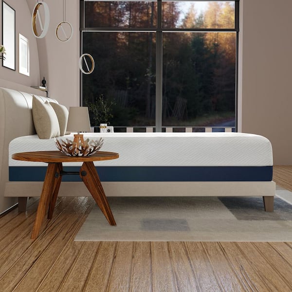 12 in. Full Memory Gel Foam Mattress Medium Edge Support Pressure Relief for a Good Night's Sleep Boxed Set