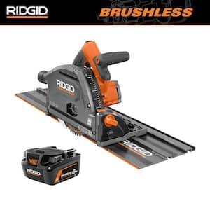 18V Brushless Cordless Track Saw with 18V 6.0 Ah MAX Output Lithium-Ion Battery