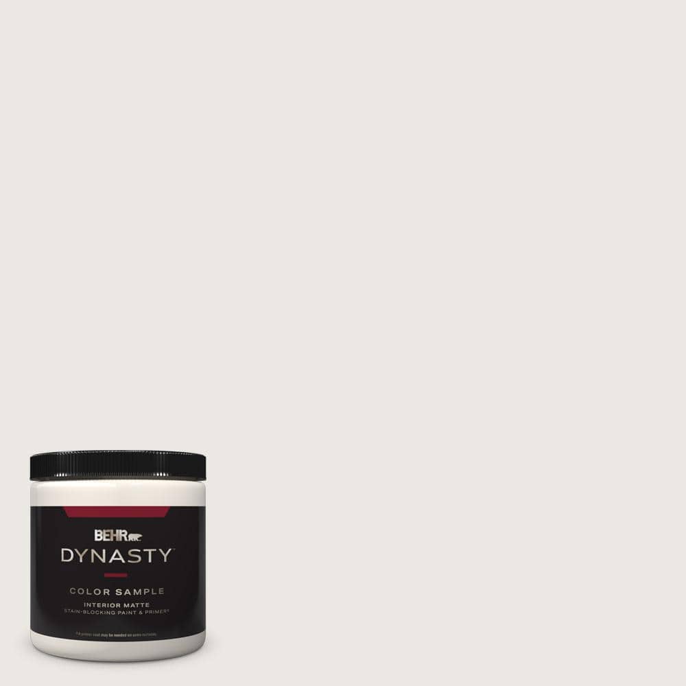 BEHR DYNASTY 8 oz. MQ332 Cameo White OneCoat Hide Matte Stain