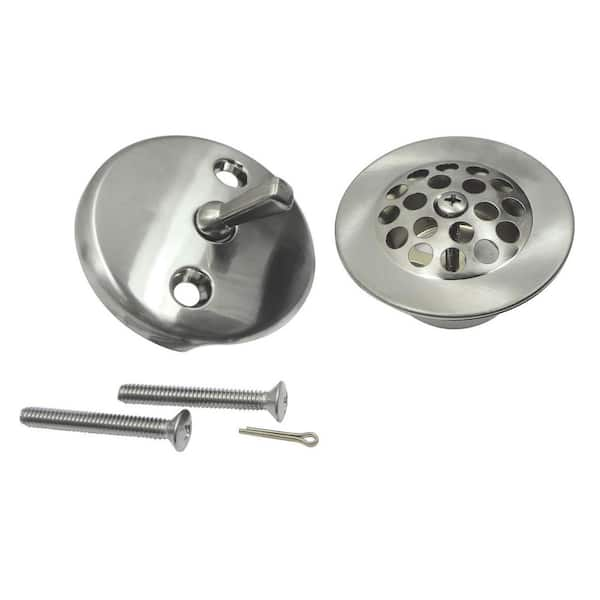 Kingston Brass Trimscape Trip Lever Tub Drain Conversion Kit in Brushed ...