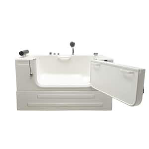 Neptune 59 in. Walk-In Soaking Bathtub in White with Right Drain Neptune 59 in. Walk-In Soaking Bathtub in White with Right Drain