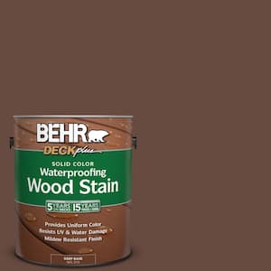 1 Gal. #SC-117 Russet Solid Color Waterproofing Exterior Wood Stain