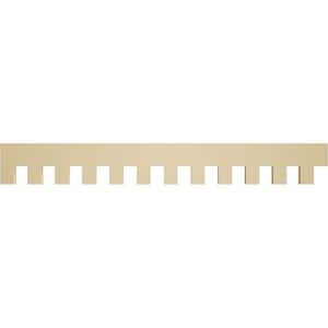1 in. D x 6 in. W x 48 in. L Primed Polyurethane Panel Moulding