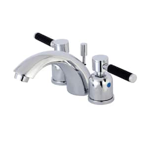 Kaiser 4 in. Minispread 2-Handle Mid-Arc Bathroom Faucet in Polished Chrome