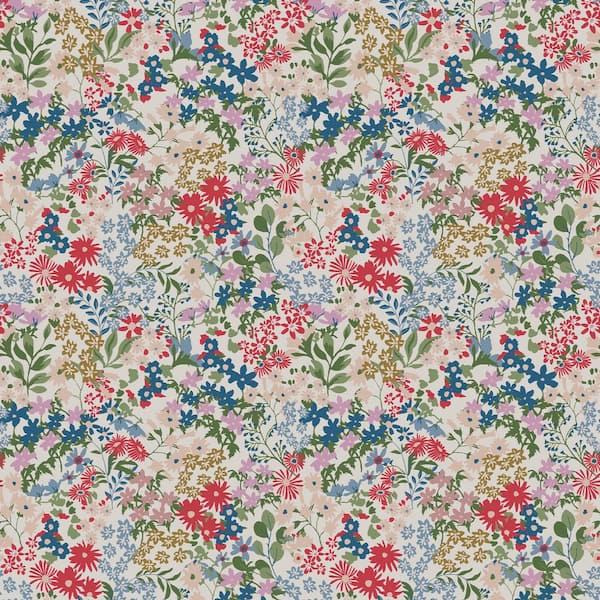 JOULES Sanders Ditsy Creme Matte Non-Pasted Vinyl Wallpaper