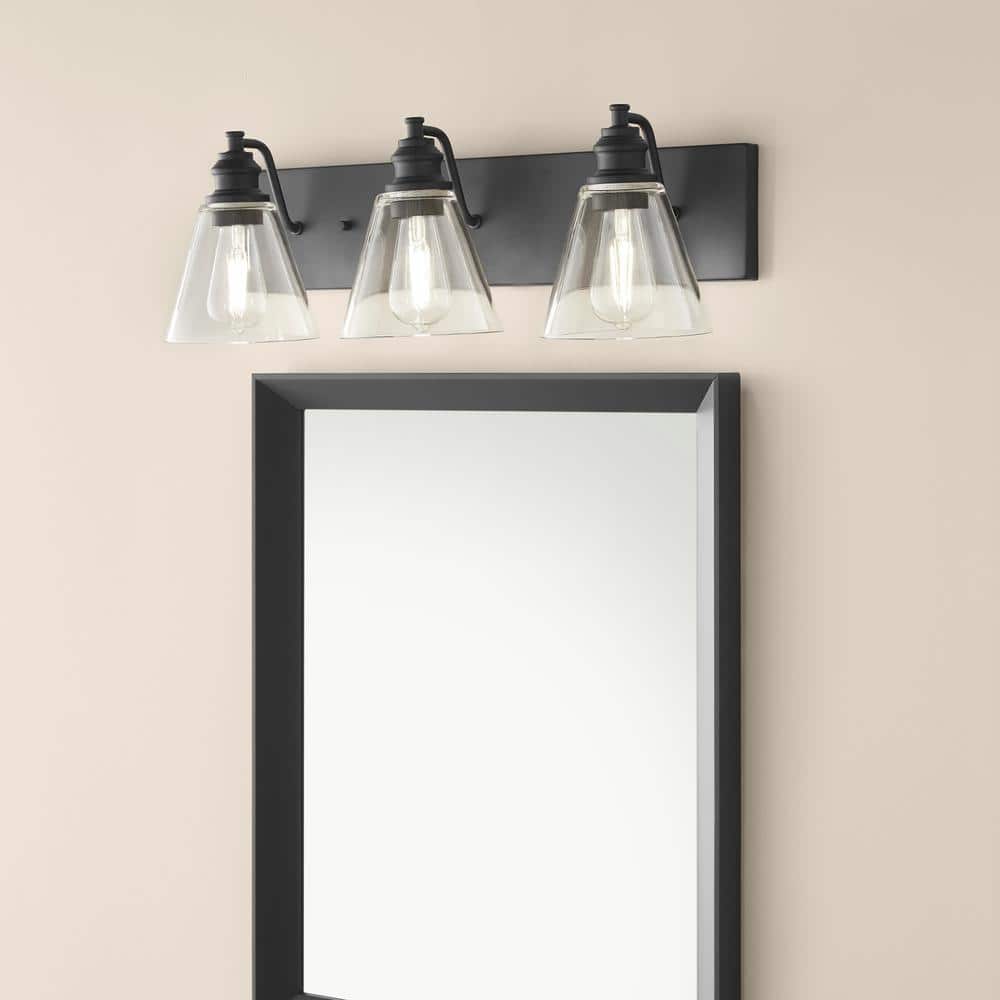 佐伯泰典作　「buildings」type.B midnight ver. Generation Lighting Mitte 24 in. 3-Light Matte Black