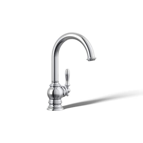 Artifacts Single Handle Beverage Faucet in Polished Chrome