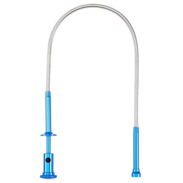 24.4 in. Flexible Four-Claw Grabber Pickup Tool with LED Light Magnet Reacher 5LB Pull Strength Drain Tool