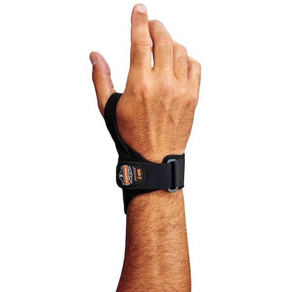 Ergodyne ProFlex 4020 X-Small/Small Left Black Lightweight Wrist Support