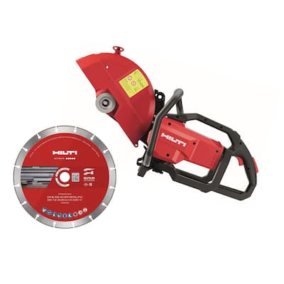 DSH 900X 33.7 in. x 10.3 in. Pull Start Hand-Held Concrete Gas Saw with 16 in. SPX Metal Cutting Diamond Blade