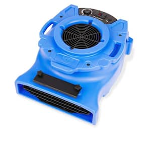 B-Air 1/2 HP Air Mover for Janitorial Water Damage Restoration Stackable  Carpet Dryer Floor Blower Fan in Grey BA-VP-50-GY - The Home Depot