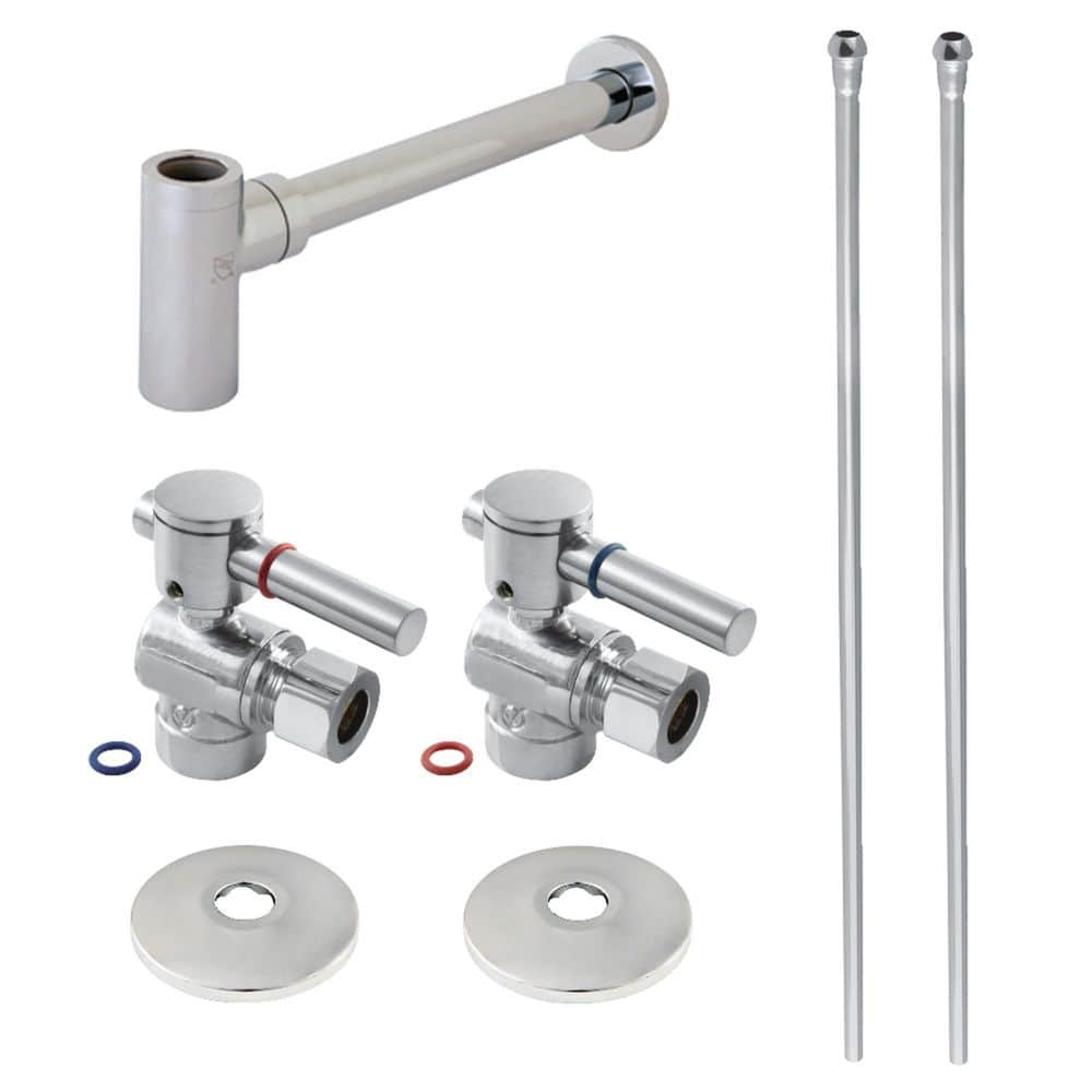 Trimscape Modern Made of Brass Plumbing Sink Trim Kit with Bottle Trap in Polished Chrome price history on PriceWatchPro