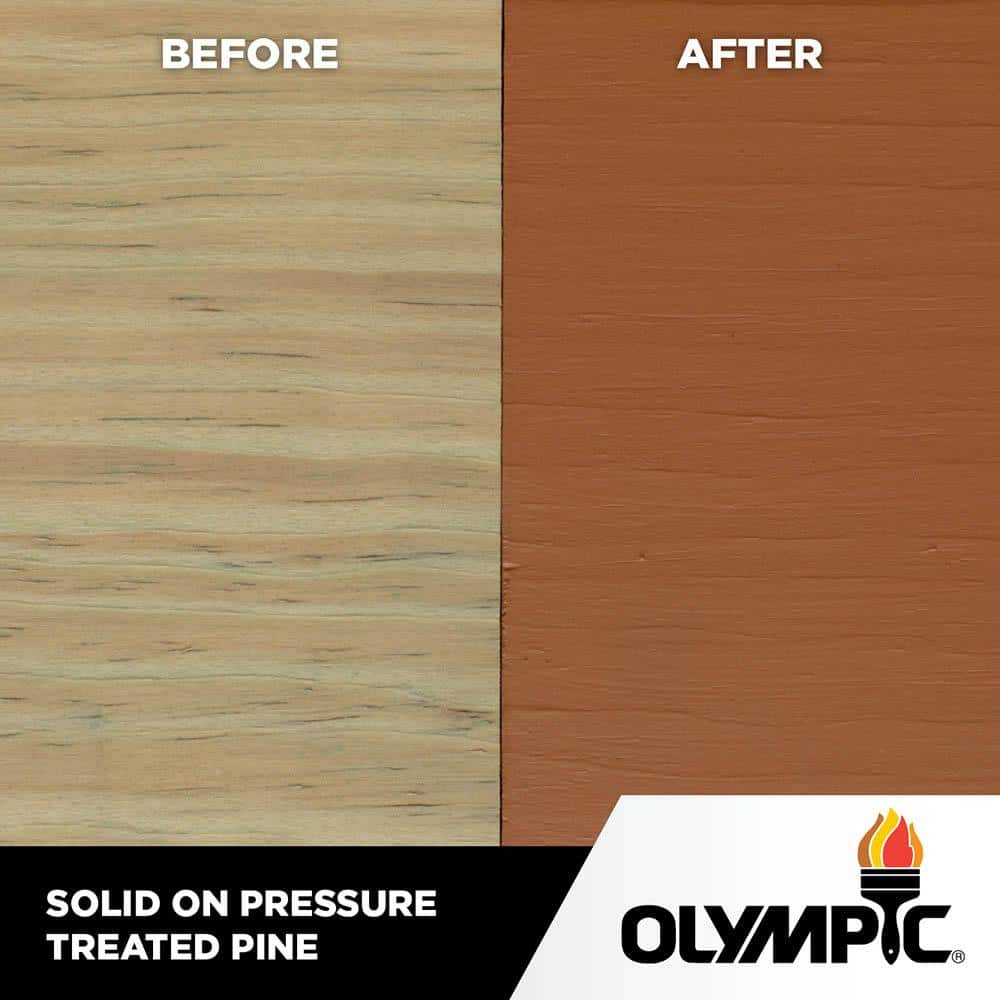 Maximum 5 gal. Cedar Solid Color Exterior Stain and Sealant in One - 1