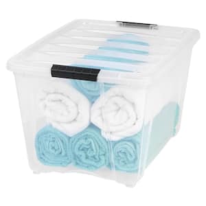 54 Qt. Stack and Pull Storage Box in Clear