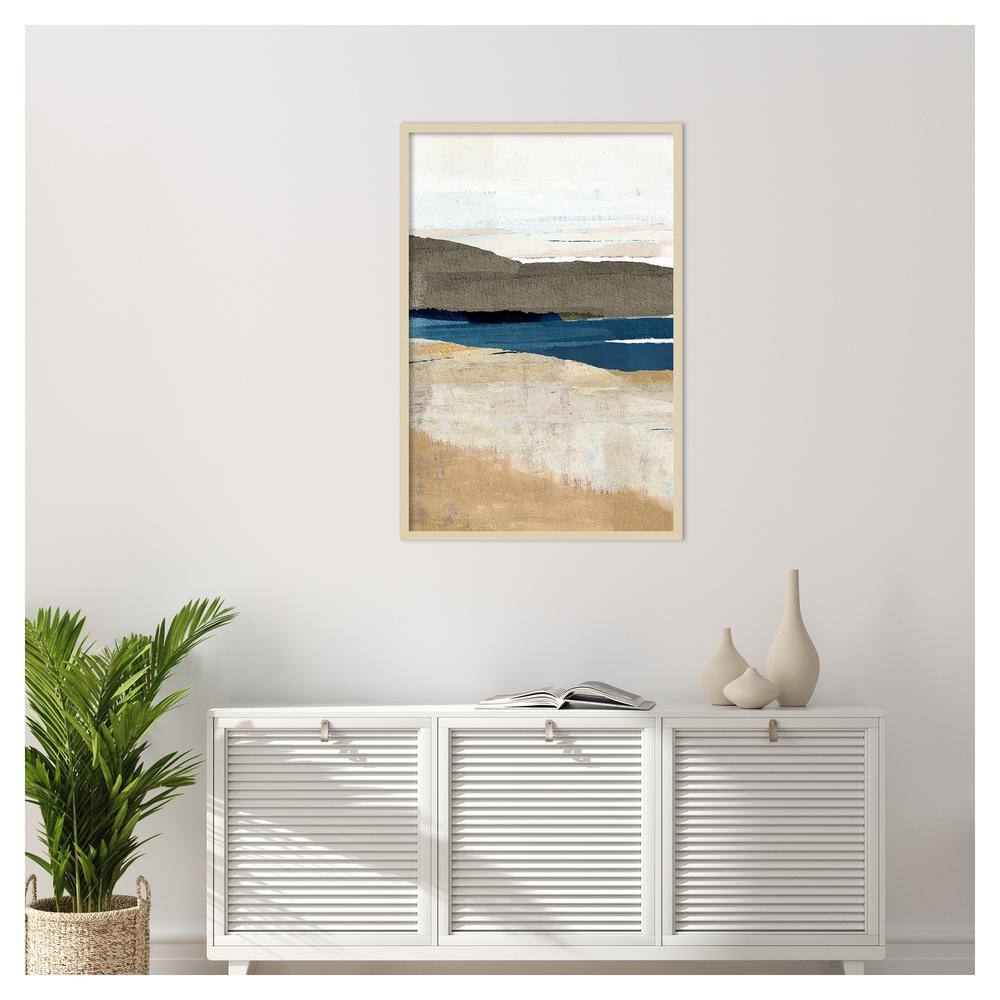 Buttermere I Svelte Natural Framed Abstract Landscape Print
