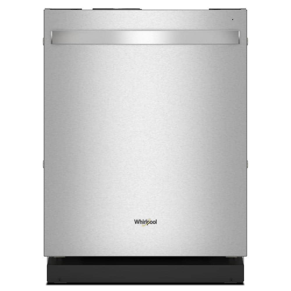 Whirlpool 24 in. Top Control Standard Built-In Dishwasher in Fingerprint Resistant Stainless Steel with 3rd Rack