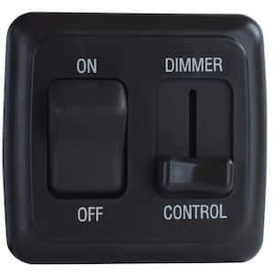 Dimmer/On-Off Switch in Black