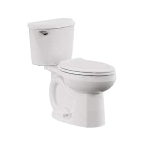 Reliant 2-Piece 1.28 GPF Single Flush Chair Height Elongated Toilet in White, Seat Not Included