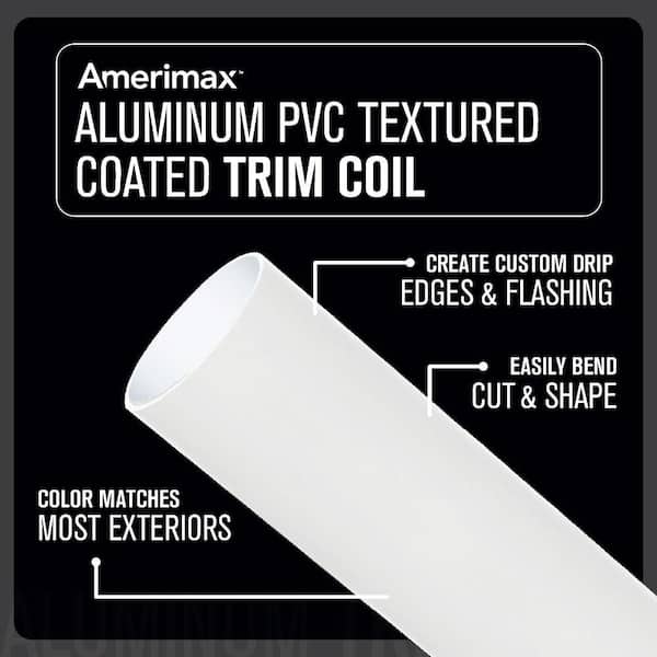 Amerimax Home Products 24 in. x 50 ft. Snow White Aluminum