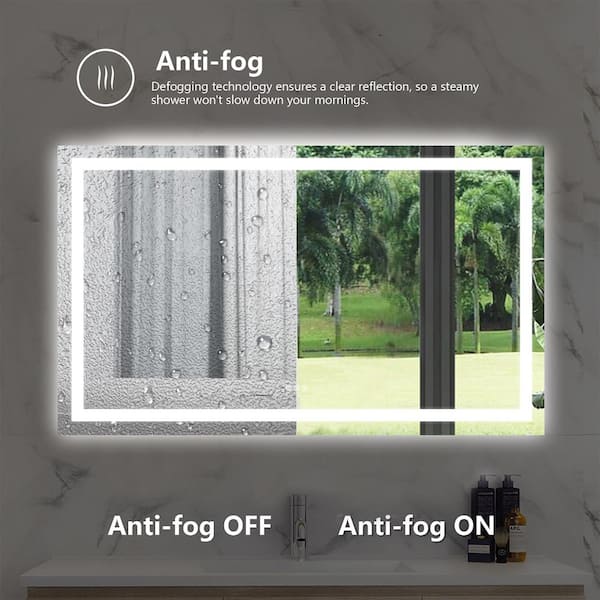 I spent $12 on anti fog mirror film : r/mildlyinfuriating