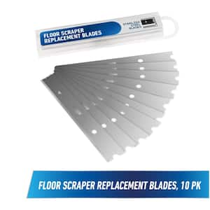 Floor Scraper Stainless Steel Replacement Blades