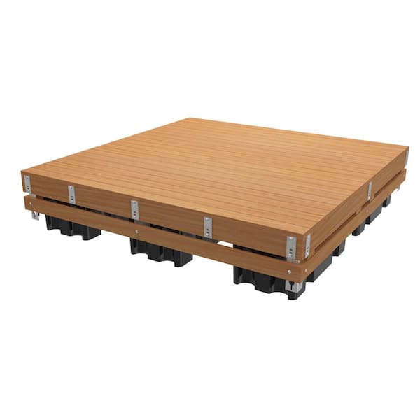 10 ft. x 10 ft. Commercial Grade Floating Dock Hardware Kit with six 16-inch Foam Filled Floats