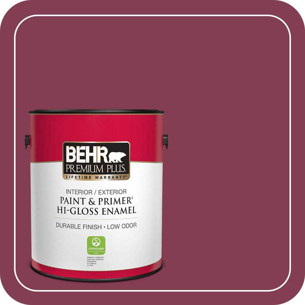 1 gal. #S-H-100 Exotic Flowers Hi-Gloss Enamel Interior/Exterior Paint & Primer price history on PriceWatchPro