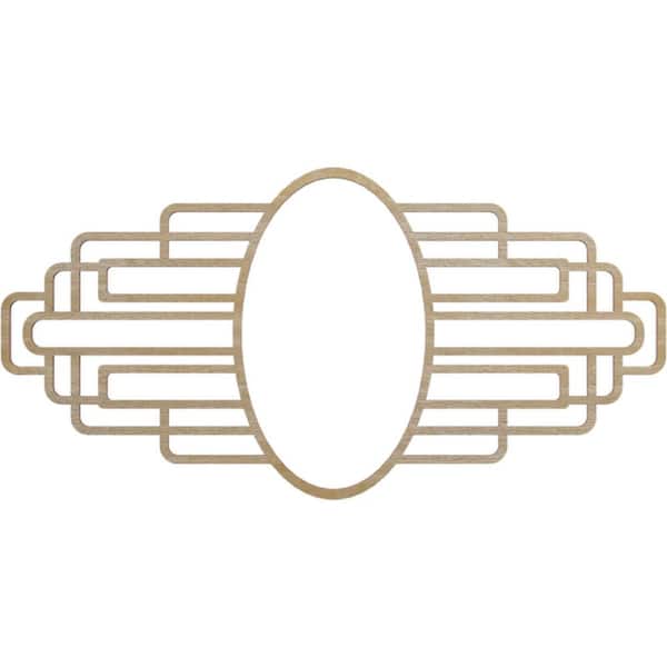 Ekena Millwork 0.375 in. x 7.5 in. x 10 in. Wood Medallion Moulding