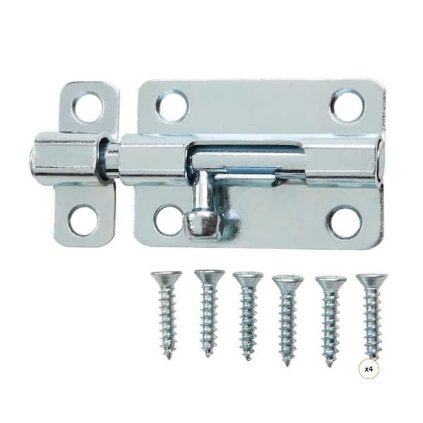2-1/2 in. Zinc-Plated Barrel Bolt (4-Count)