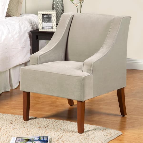STHOUYN Small Armless Accent Chair Velvet Decorative Slipper Chair