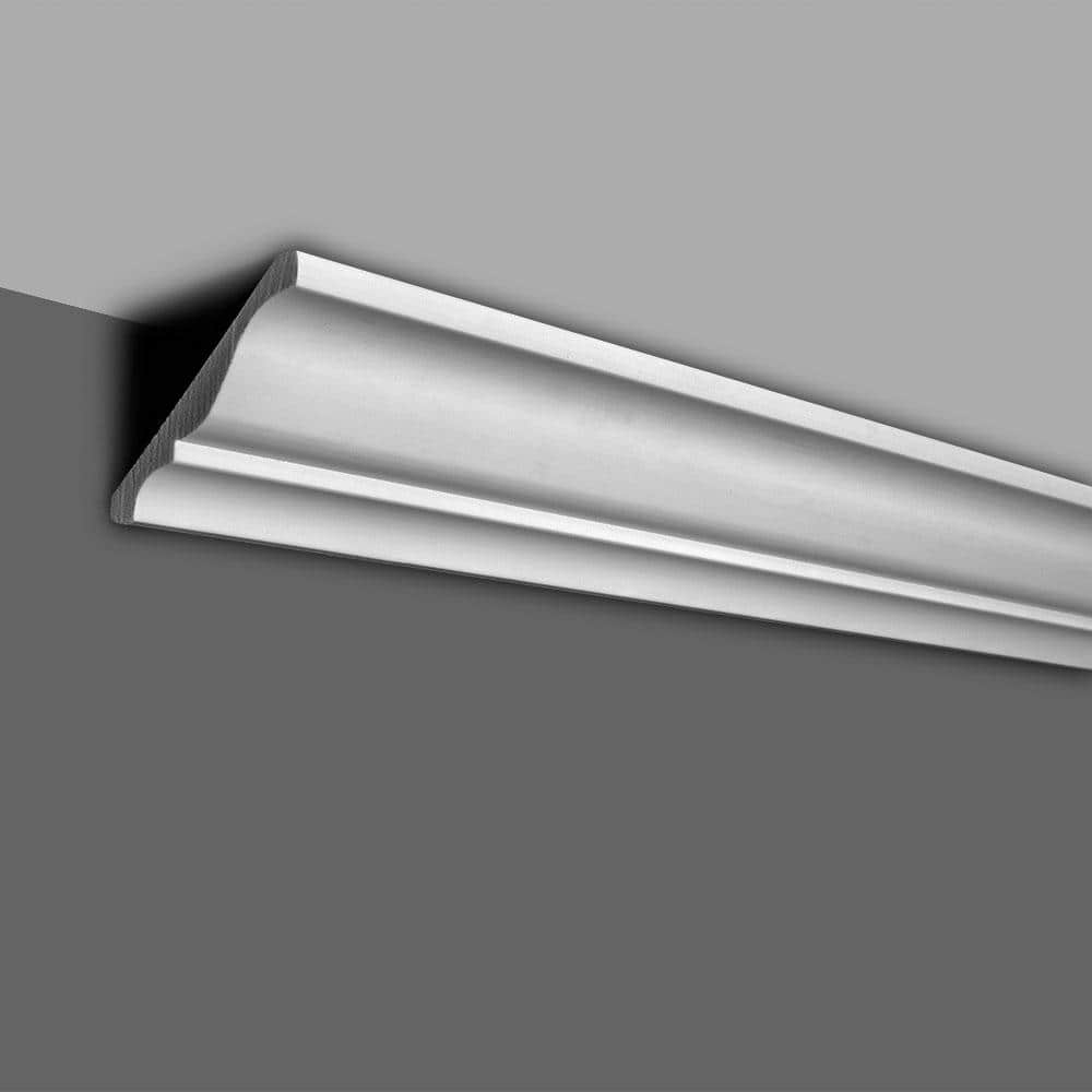 6-inch Unfinished Recycled Polystyrene Crown Moulding Sample