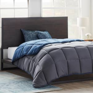 The Company Store Company Cotton Ocean Blue Queen Down Alternative Comforter  10026B-Q-OCN-BL - The Home Depot