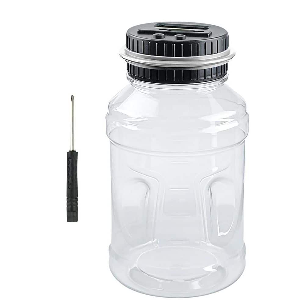 1.8L Digital Counting Coin Jar Piggy Bank Machine with LCD Display for All US Coins Silver Large Capacity price history on PriceWatchPro