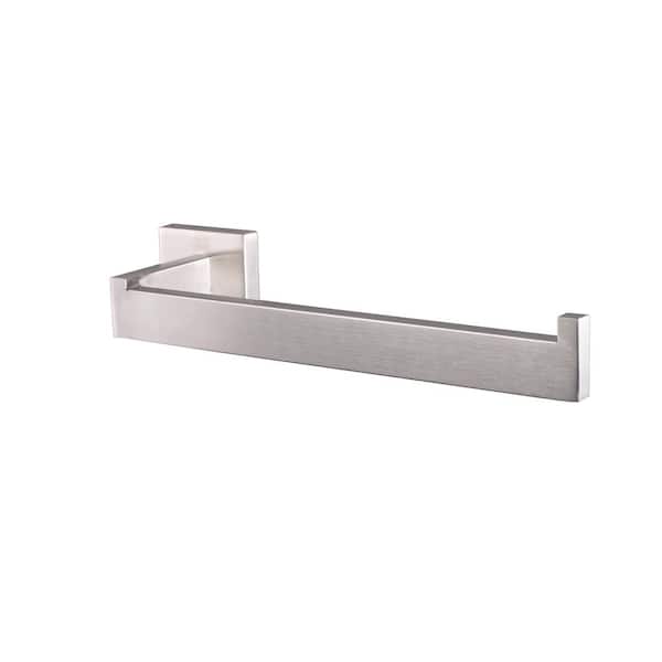 Lexora Bagno Lucido Stainless Steel Toilet Paper Holder in Satin Nickel
