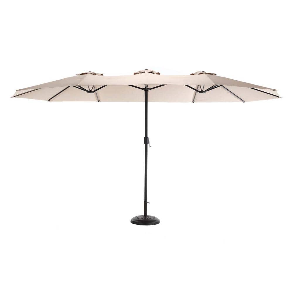 14.8 ft. Extra Large Patio Umbrella Rectangular Double-sided Outdoor Umbrel
