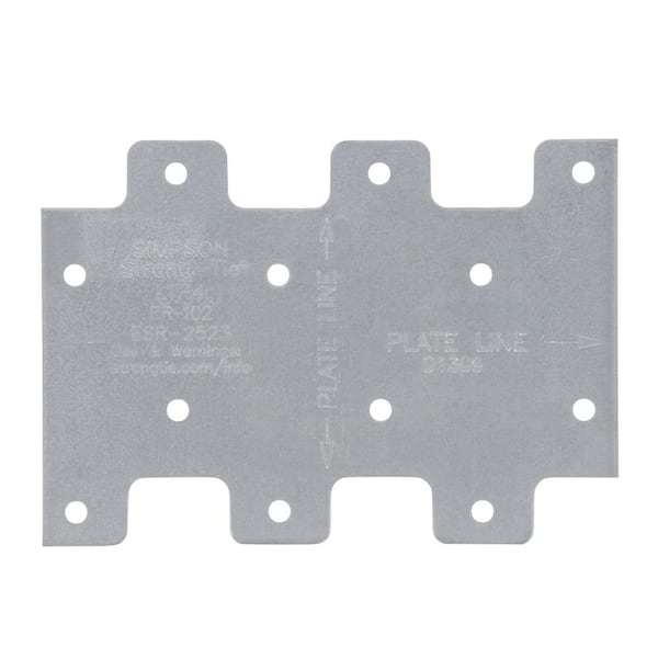 Simpson Strong-Tie 3 in. x 4-1/4 in. 20-Gauge ZMAX Galvanized Lateral Tie Plate