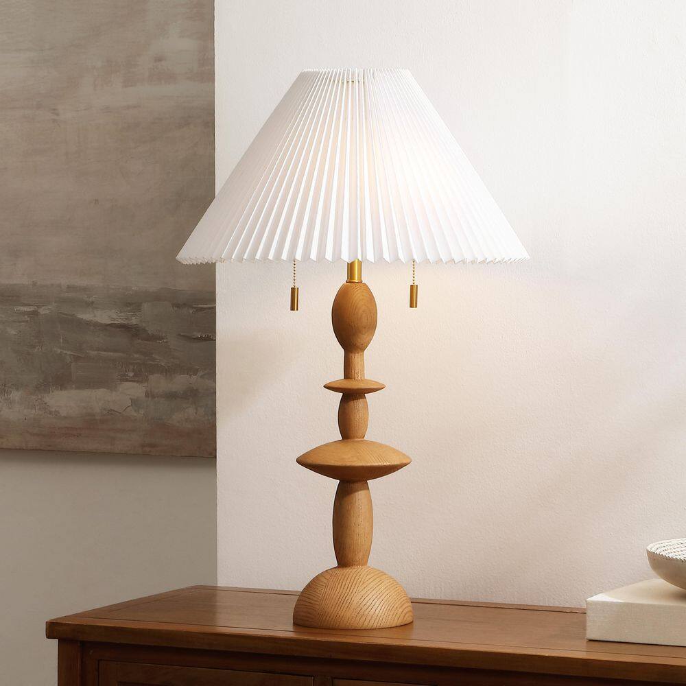 Mensy 28.5 in. Natural Table Lamp