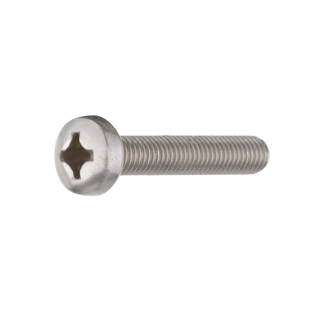 Flat Head Phillips Prime-Line 9121635 Machine Screw Grade A2-70 Stainless Steel M6-1.0 X 70mm Pack of 5