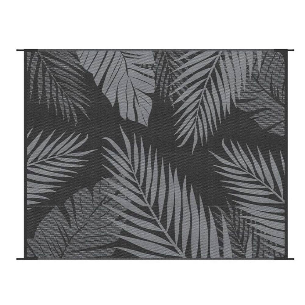 8 ft. x 10 ft. for Patio Waterproof Clearance, Reversible Indoor Outdoor Plastic Straw Camping Rug Carpet Black and Grey price history on PriceWatchPro