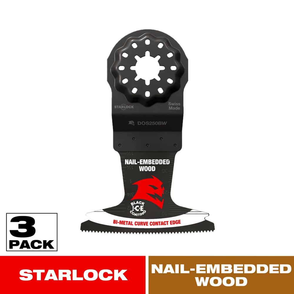 2-1/2 in. Demo Demon Starlock Bi-Metal Oscillating Blades for Nail-Embedded Wood price history on PriceWatchPro