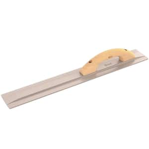 24 in. x 3-1/2 in. Extra-Wide Magnesium Float Wood Handle