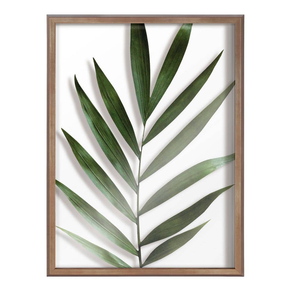 Gold Framed Botanical Nature Print Glass Wall Art 24x18