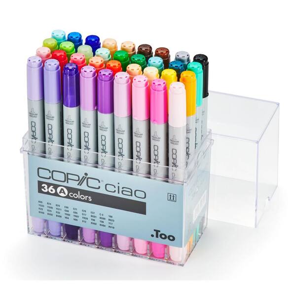 Copic Ciao Marker Set, Set A (36-Colors)